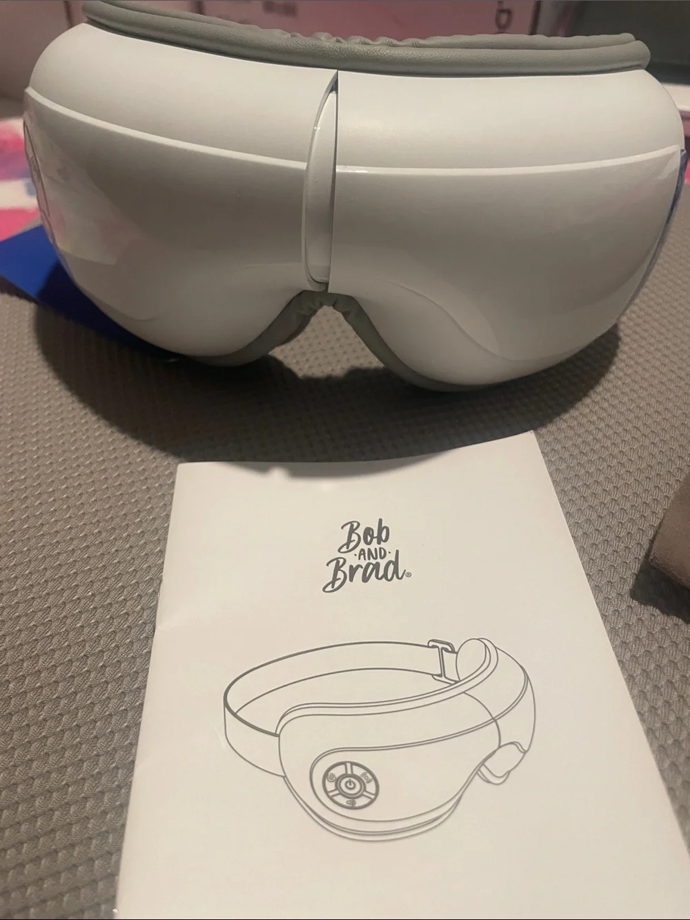 Bob and Brad White Eye Massager VR-Style Headset